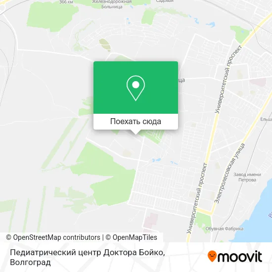 Карта Педиатрический центр Доктора Бойко