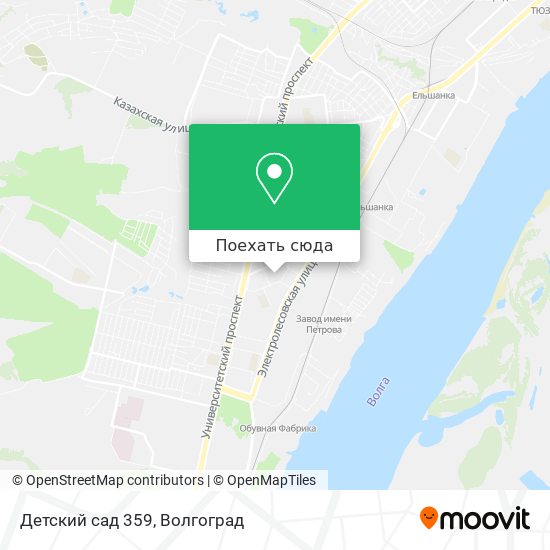 Карта Детский сад 359