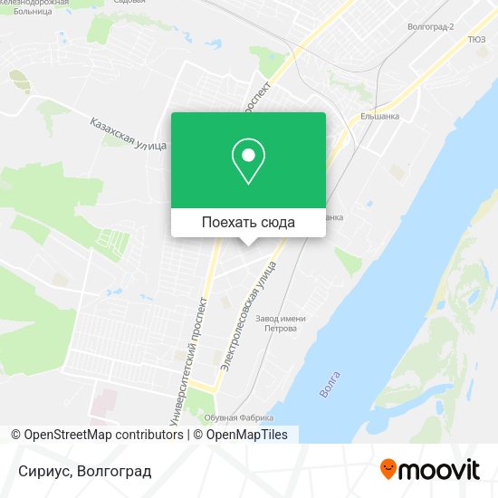 Карта Сириус