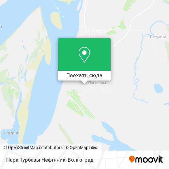 Карта Парк Турбазы Нефтяник