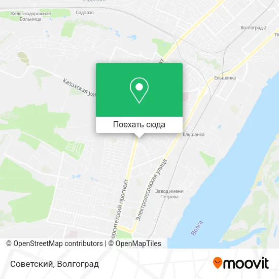 Карта Советский