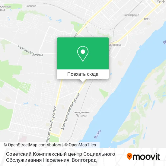 Карта Советский Комплексный центр Социального Обслуживания Населения