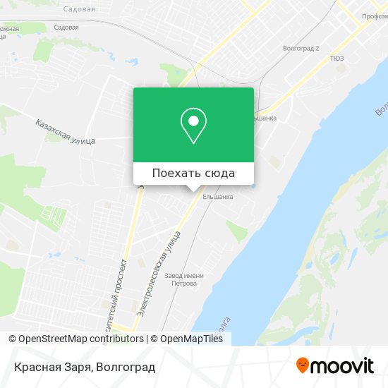 Карта Красная Заря