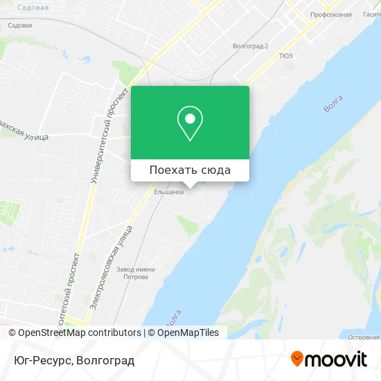 Карта Юг-Ресурс