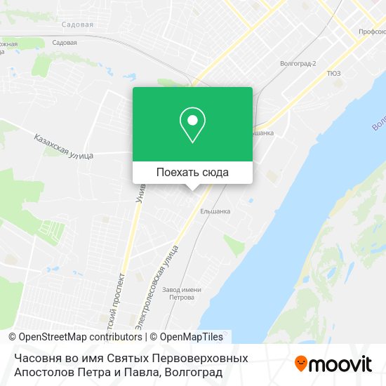 Карта Часовня во имя Святых Первоверховных Апостолов Петра и Павла
