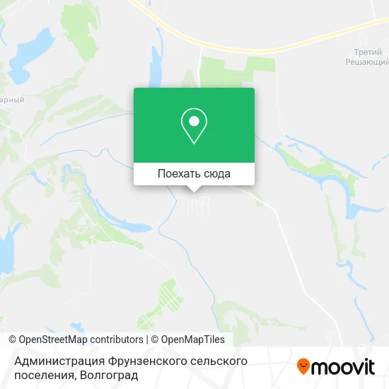 Карта Администрация Фрунзенского сельского поселения