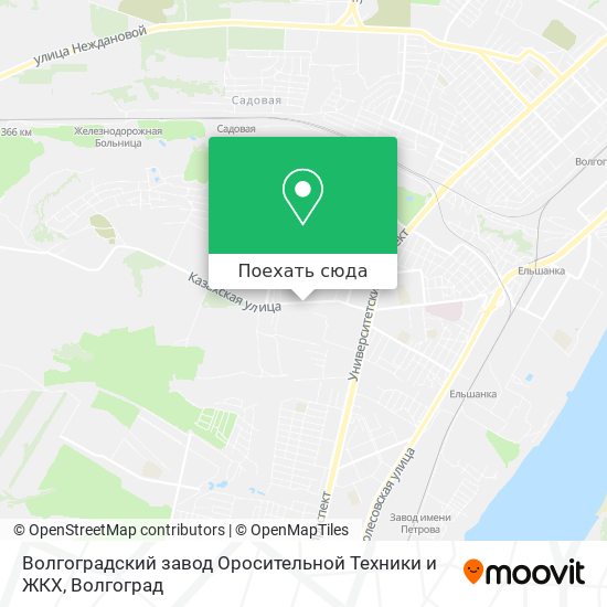 Карта Волгоградский завод Оросительной Техники и ЖКХ