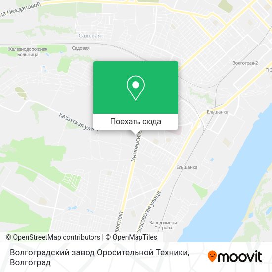 Карта Волгоградский завод Оросительной Техники