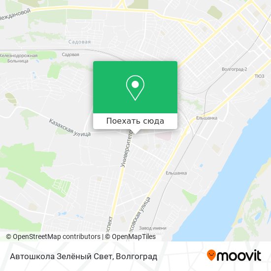 Карта Автошкола Зелёный Свет