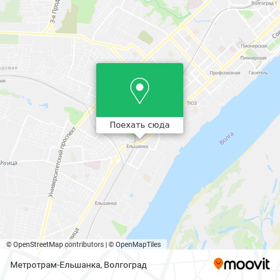 Карта Метротрам-Ельшанка