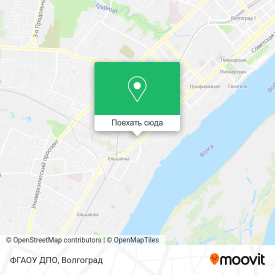 Карта ФГАОУ ДПО