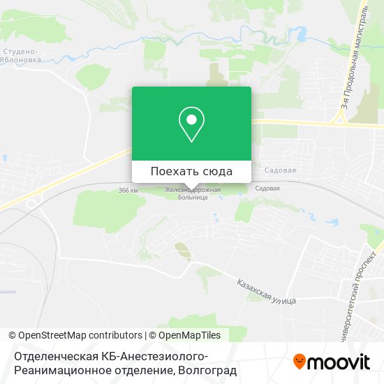 Карта Отделенческая КБ-Анестезиолого-Реанимационное отделение