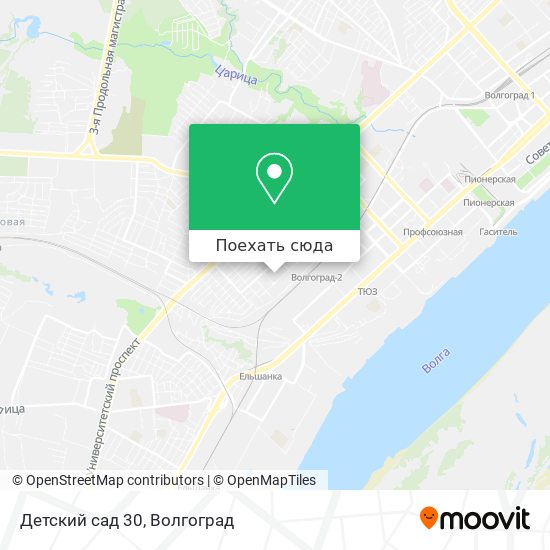 Карта Детский сад 30