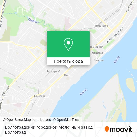 Карта Волгоградский городской Молочный завод