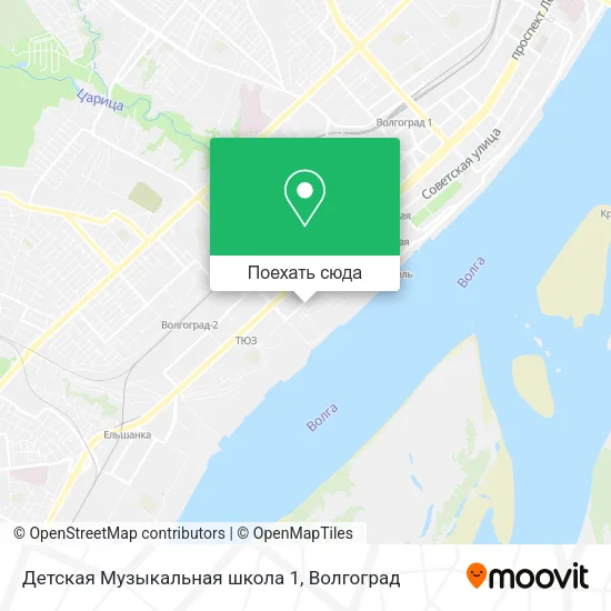 Карта Детская Музыкальная школа 1