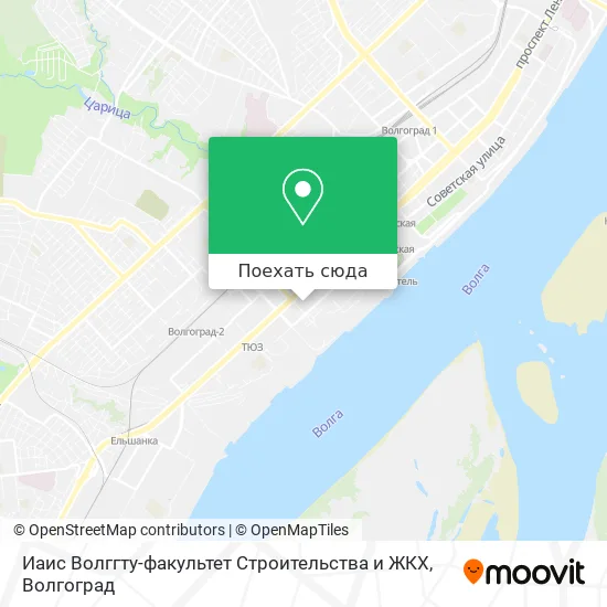 Карта Иаис Волггту-факультет Строительства и ЖКХ