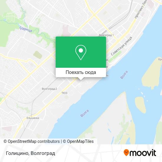 Карта Голицино