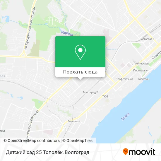 Карта Детский сад 25 Тополёк