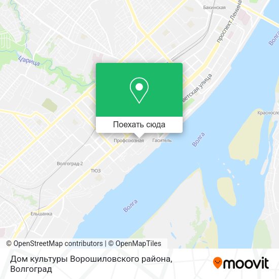 Карта Дом культуры Ворошиловского района