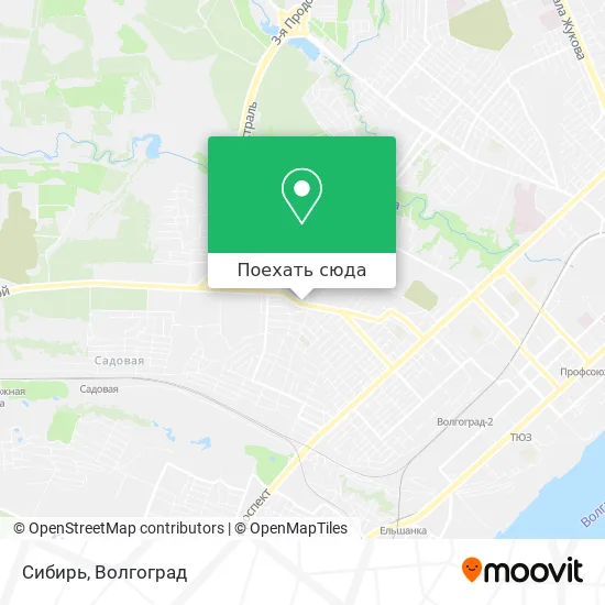 Карта Сибирь