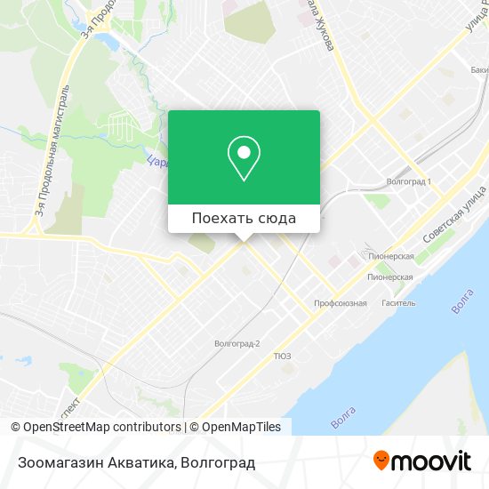 Карта Зоомагазин Акватика