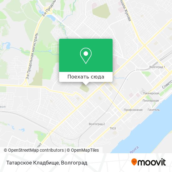 Карта Татарское Кладбище