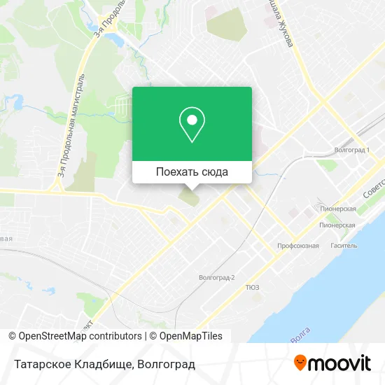 Карта Татарское Кладбище