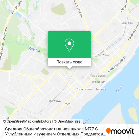 Карта Средняя Общеобразовательная школа №77 С Углубленным Изучением Отдельных Предметов