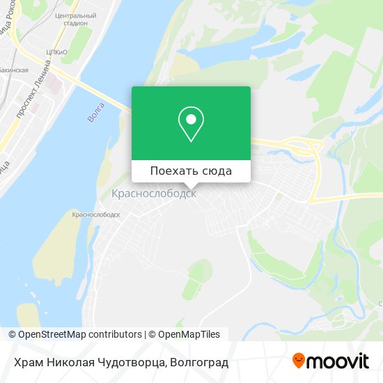 Карта Храм Николая Чудотворца