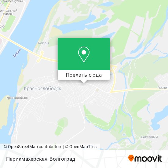 Карта Парикмахерская