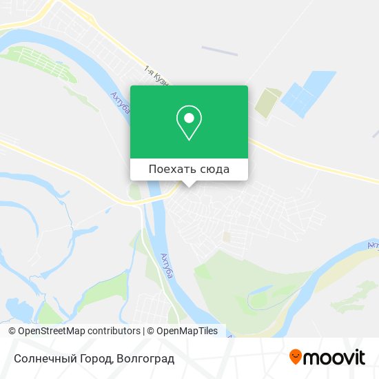 Карта Солнечный Город