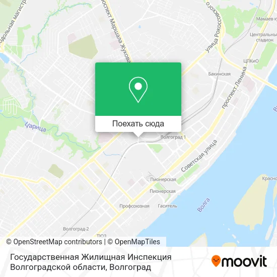 Карта Государственная Жилищная Инспекция Волгоградской области