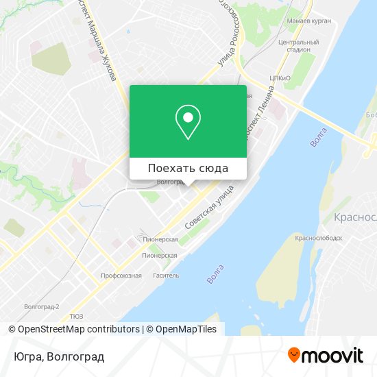 Карта Югра