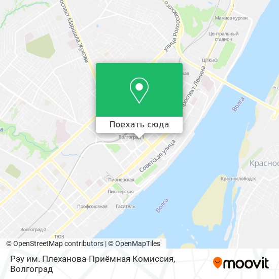Карта Рэу им. Плеханова-Приёмная Комиссия