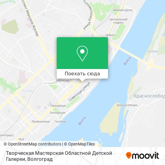 Карта Творческая Мастерская Областной Детской Галереи