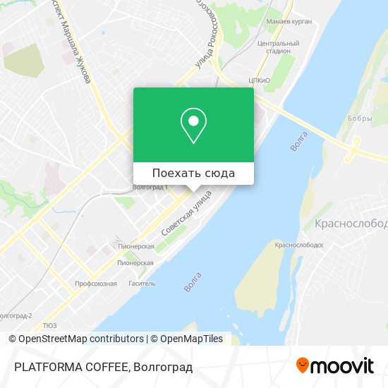 Карта PLATFORMA COFFEE