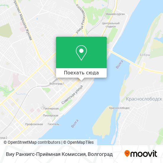 Карта Виу Ранхигс-Приёмная Комиссия