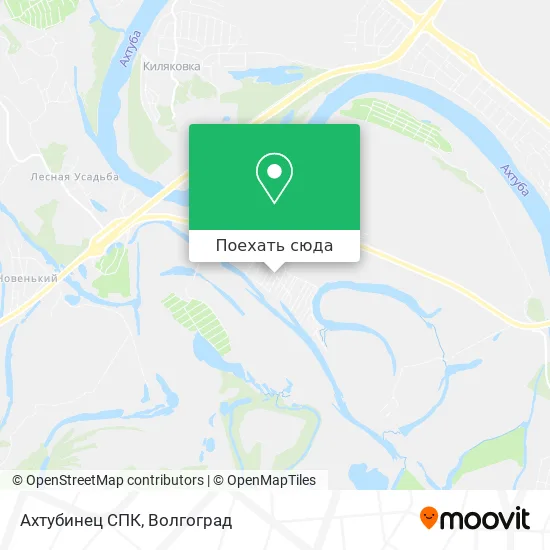 Карта Ахтубинец СПК