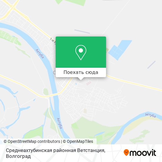 Карта Среднеахтубинская районная Ветстанция