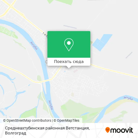 Карта Среднеахтубинская районная Ветстанция