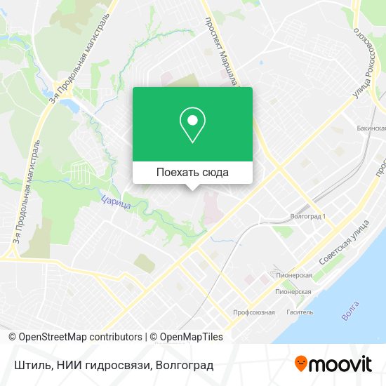 Карта Штиль, НИИ гидросвязи