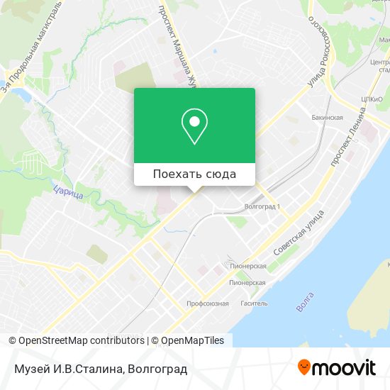 Карта Музей И.В.Сталина