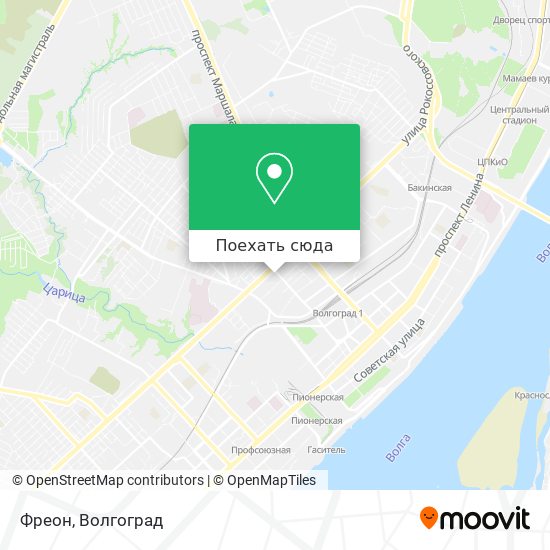 Карта Фреон