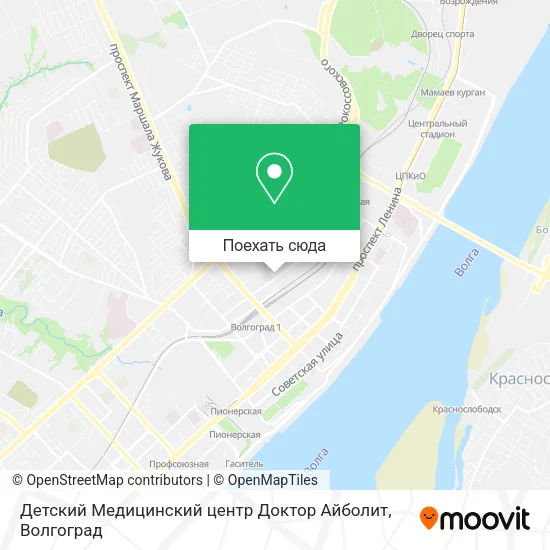 Карта Детский Медицинский центр Доктор Айболит