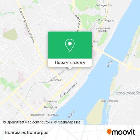 Карта Волгамед