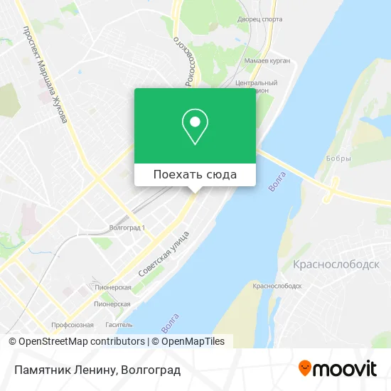 Карта Памятник Ленину