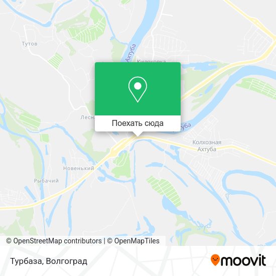Карта Турбаза