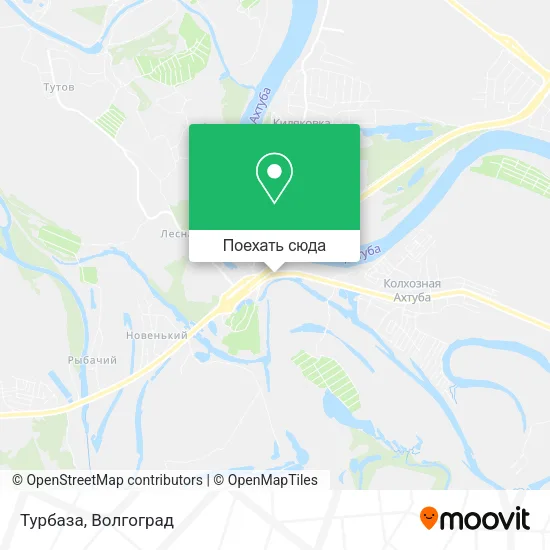 Карта Турбаза