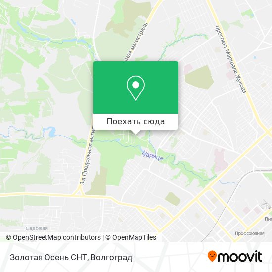 Карта Золотая Осень СНТ