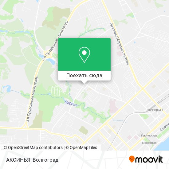 Карта АКСИНЬЯ